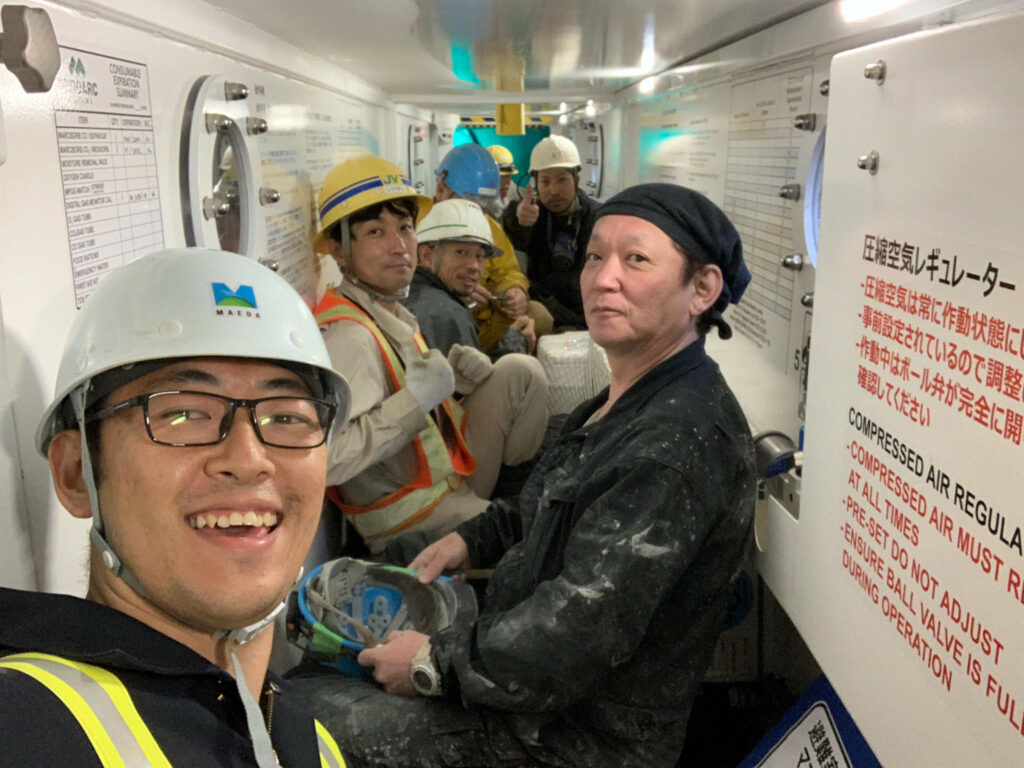 refuge chamber operator training within a tunnelsafe tunnel refuge