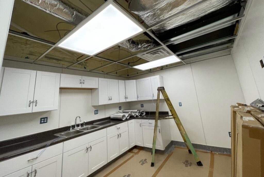 Modular Laboratory kitchen installation