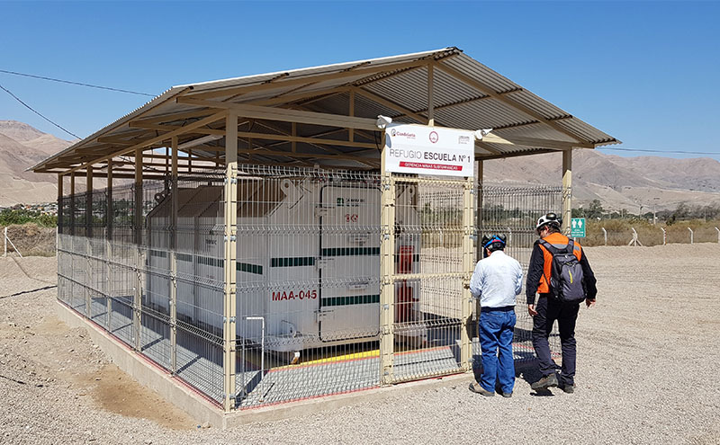 Refuge chamber repurposed as a dedicated training facility