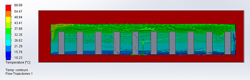 refuge chamber for underground tunnel construction Computational Fluid Dynamics