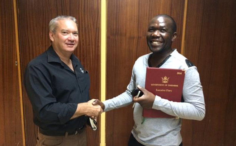 Mike Lincoln and Shepherd Dhliwayo ZMMMD discuss Zimbabwe Mine Safety Legislation.