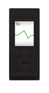 oxygen digital gas monitor for a refuge chamber, gas monitoring in a refuge chamber